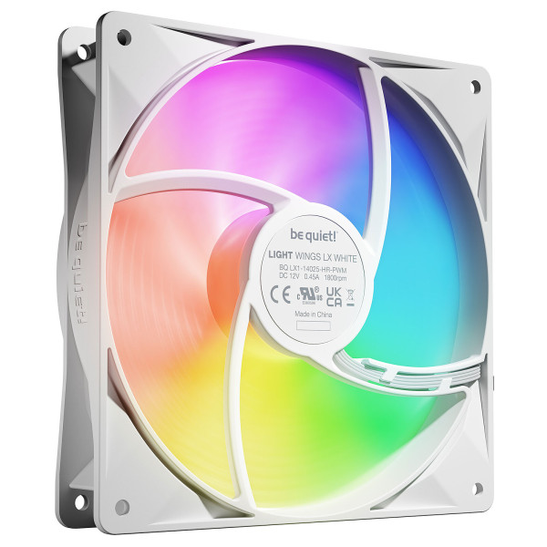 be quiet! Light Wings LX 140 mm PWM High Speed Triple Pack - White Refroidissement be quiet!, Ultra Pc Gamer Maroc