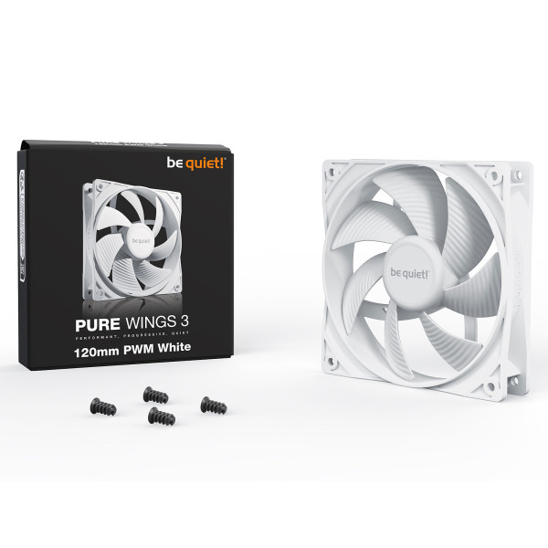 be quiet! Pure Wings 3 120mm PWM (White) Refroidissement be quiet!, Ultra Pc Gamer Maroc