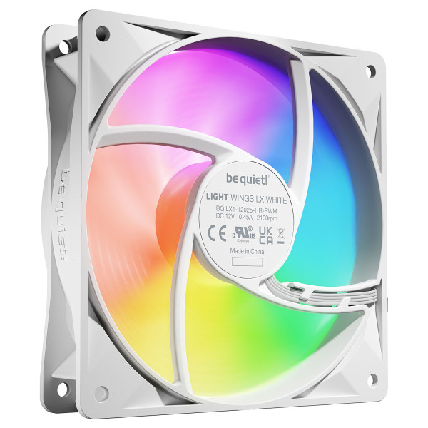 be quiet! Light Wings LX 120 mm PWM High Speed Triple Pack - White Refroidissement be quiet!, Ultra Pc Gamer Maroc