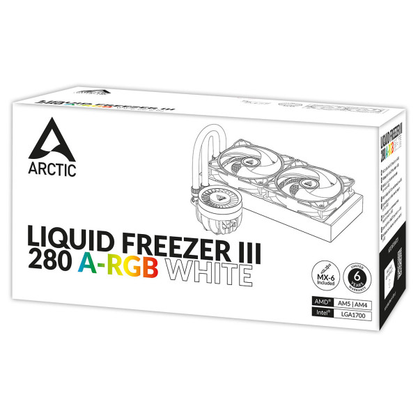 Arctic Liquid Freezer III 280 A-RGB (Blanc) Kits Watercooling Arctic, Ultra Pc Gamer Maroc