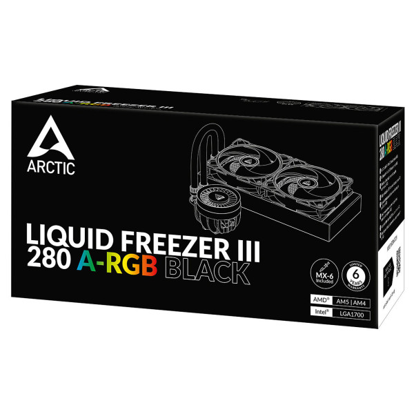 Arctic Liquid Freezer III 280 A-RGB (Noir) Kits Watercooling Arctic, Ultra Pc Gamer Maroc