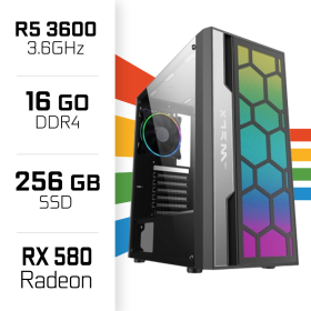 PC Gamer UltraPC Ryzen 5 3600 /16GB/256GB SSD/RX580 PC Gamer Standard UltraPC, Ultra Pc Gamer Maroc