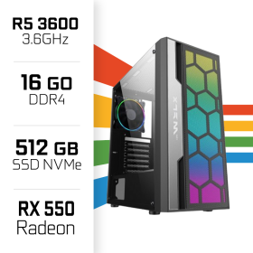 PC Gamer UltraPC Ryzen 5 3600 /16GB/256GB SSD/RX550 PC Gamer Standard UltraPC, Ultra Pc Gamer Maroc