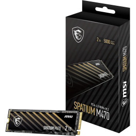 MSI SPATIUM M470 PRO NVMe M.2 2TB Disques SSD MSI, Ultra Pc Gamer Maroc