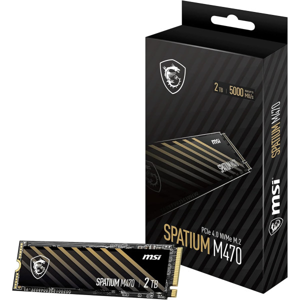 MSI SPATIUM M470 PRO NVMe M.2 2TB Disques SSD MSI, Ultra Pc Gamer Maroc