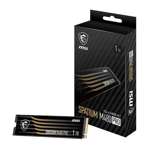 MSI SPATIUM M480 PRO NVMe M.2 1TB Disques SSD MSI, Ultra Pc Gamer Maroc