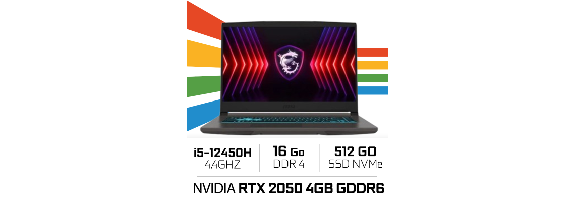 MSI THIN 15 B12UCX-1682XES i5-12450H/16GB...