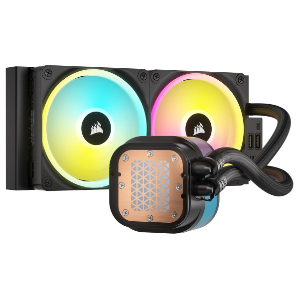 Corsair iCUE LINK H100i LCD (Noir) Refroidissement Corsair, Ultra Pc Gamer Maroc