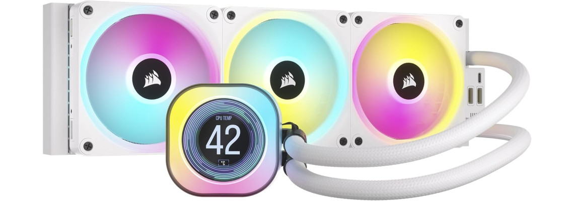 Corsair iCUE LINK H150i LCD (Blanc)