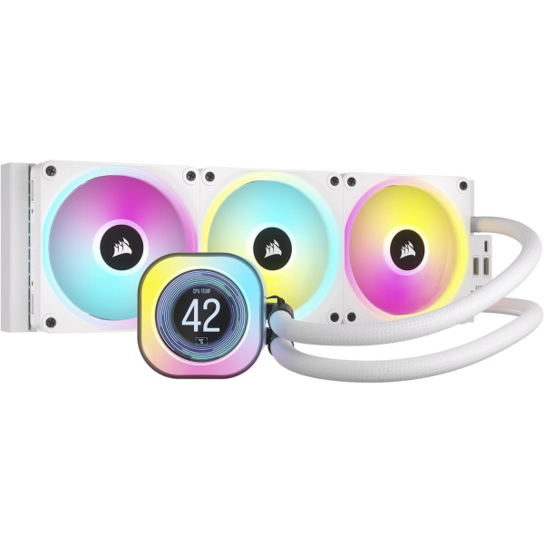 Corsair iCUE LINK H150i LCD (Blanc) Refroidissement Corsair, Ultra Pc Gamer Maroc