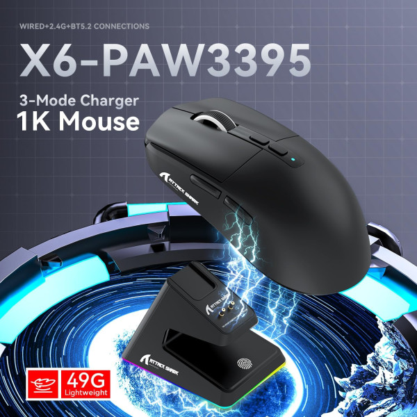 ATTACK SHARK X6 Souris ATTACK SHARK, Ultra Pc Gamer Maroc