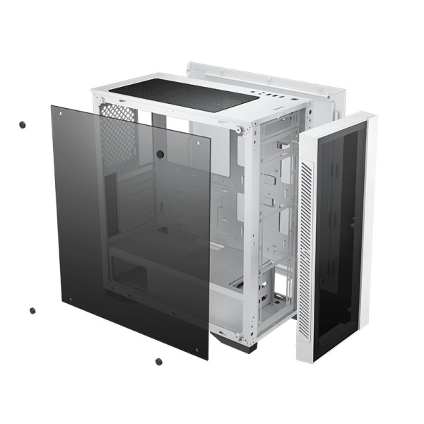DeepCool MATREXX 55 V3 ADD-RGB 3F (White) Boitiers PC DeepCool, Ultra Pc Gamer Maroc