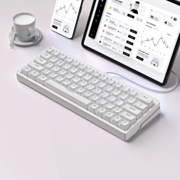 ZIFRIEND ZA63 (White) Claviers ZIFRIEND, Ultra Pc Gamer Maroc