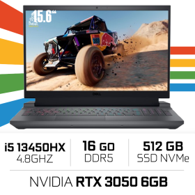 Dell G15 5530 i5-13450HX/16GB/512GB SSD/RTX3050 6GB/15.6" 120Hz (Sans emballage) Accueil , Ultra Pc Gamer Maroc