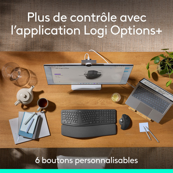 Logitech MX Ergo S Souris Logitech, Ultra Pc Gamer Maroc