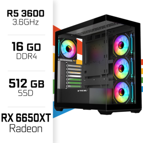 PC Gamer UltraPC Ryzen 5 3600 /16GB/512GB SSD/RX6650XT 8GB PC Gamer Standard UltraPC, Ultra Pc Gamer Maroc