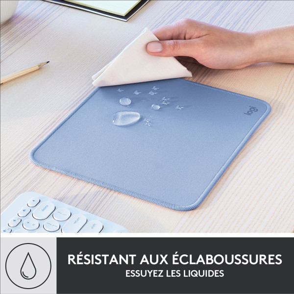 Logitech Mouse Pad Studio Series (Bleu Gris) Tapis de souris Logitech, Ultra Pc Gamer Maroc