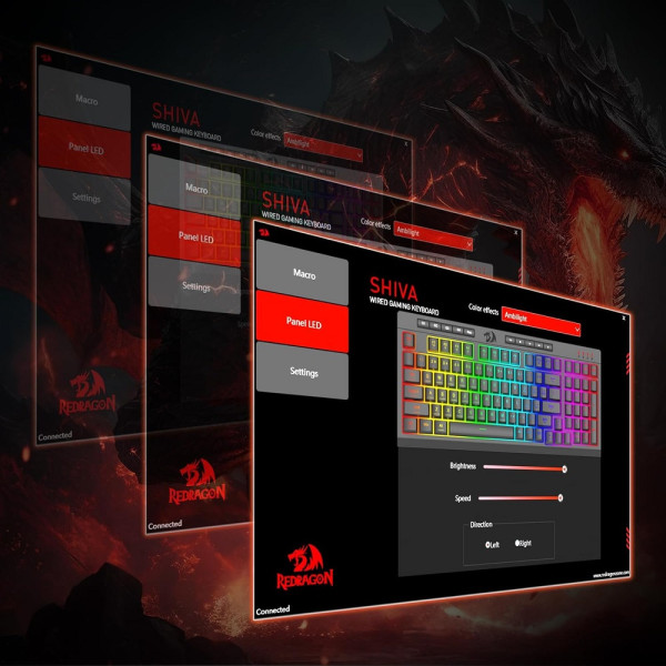 Redragon K515 Shiva RGB Claviers Redragon, Ultra Pc Gamer Maroc