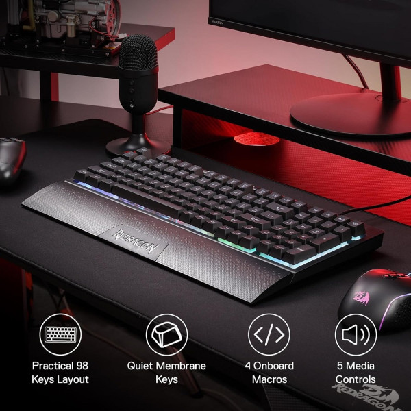 Redragon K515 Shiva RGB Claviers Redragon, Ultra Pc Gamer Maroc