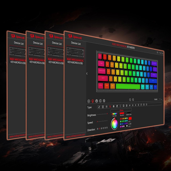 Redragon K683 Rapid Trigger Magnetic Switch Claviers Redragon, Ultra Pc Gamer Maroc