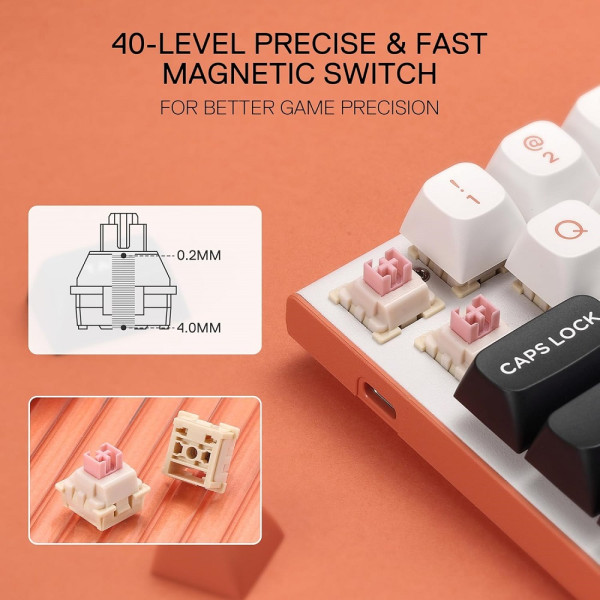 Redragon K683 Rapid Trigger Magnetic Switch Claviers Redragon, Ultra Pc Gamer Maroc