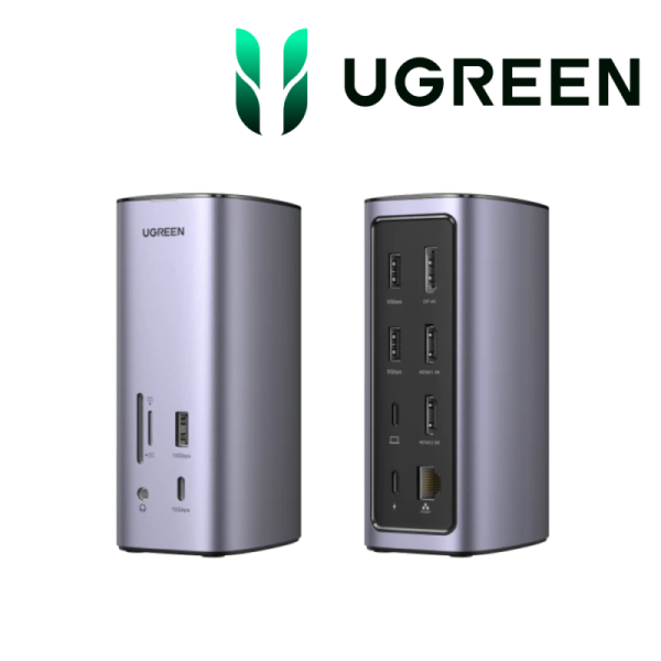 Ugreen Station d accueil USB-C MF 12 en 1 Connectique UGREEN, Ultra Pc Gamer Maroc