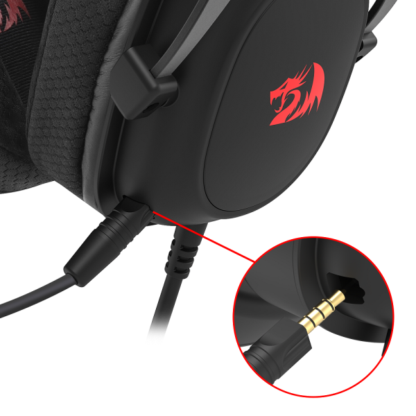 Redragon H510 Lite Wired Gaming Headset Casques Redragon, Ultra Pc Gamer Maroc