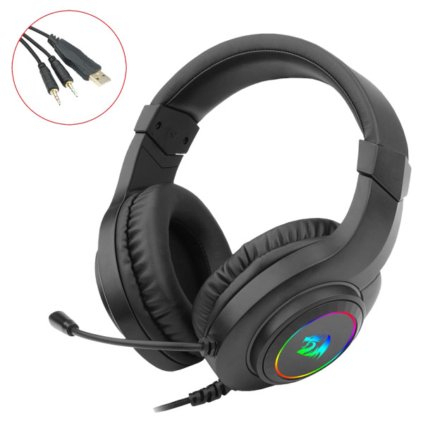 Redragon H260 Hylas Wired Gaming Headset Casques Redragon, Ultra Pc Gamer Maroc