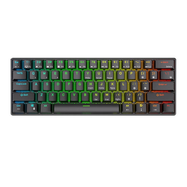 Royal Kludge RK61 Red Switch (Black) Claviers Royal Kludge, Ultra Pc Gamer Maroc