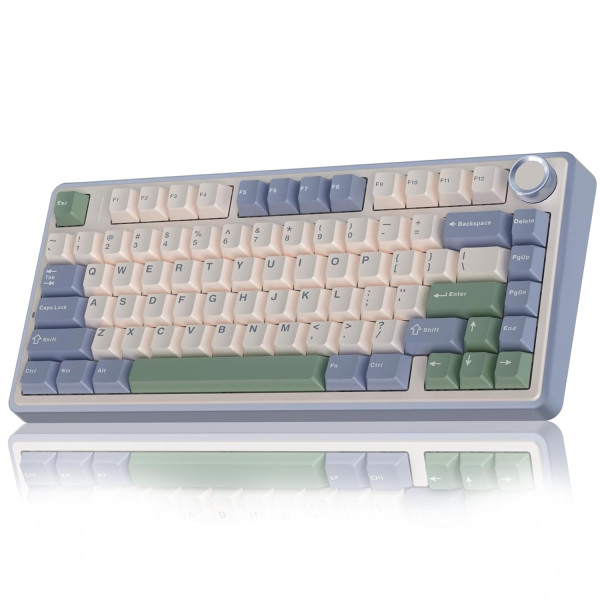 EPOMAKER x AULA F75 (CEDAR GREEN) Claviers EPOMAKER, Ultra Pc Gamer Maroc