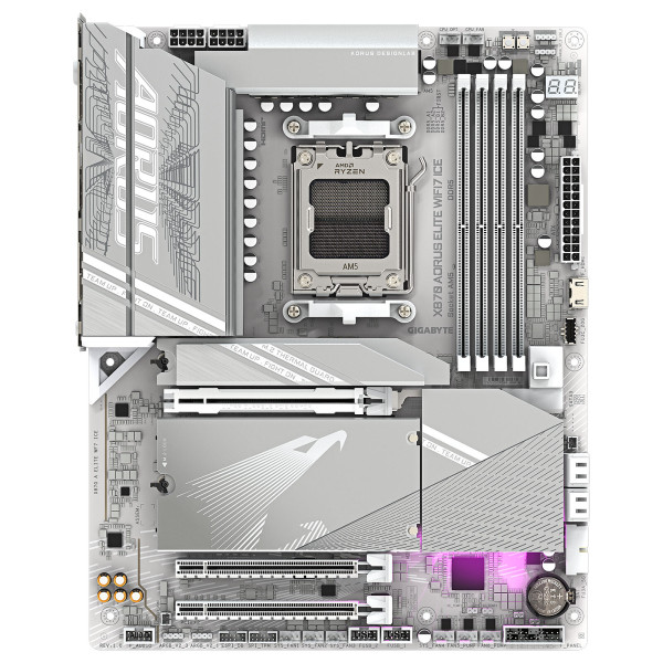 Gigabyte X870 AORUS ELITE WIFI7 ICE Socket AM5 Gigabyte, Ultra Pc Gamer Maroc