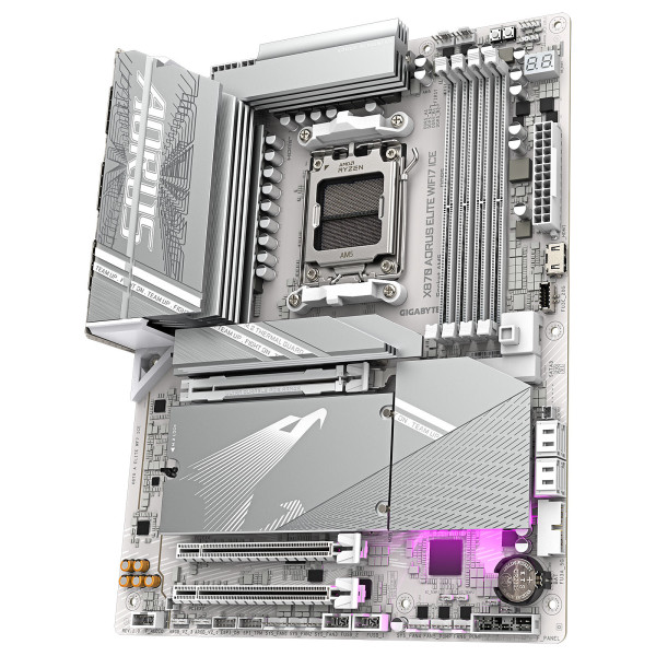 Gigabyte X870 AORUS ELITE WIFI7 ICE Socket AM5 Gigabyte, Ultra Pc Gamer Maroc