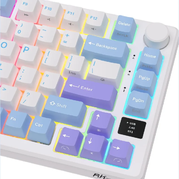 Royal Kludge RKM75 (Taro Milk ) Claviers Royal Kludge, Ultra Pc Gamer Maroc