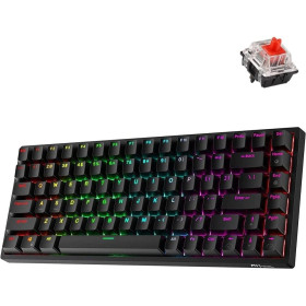 Royal Kludge RK84 RGB Red Switch (Black) Claviers Royal Kludge, Ultra Pc Gamer Maroc