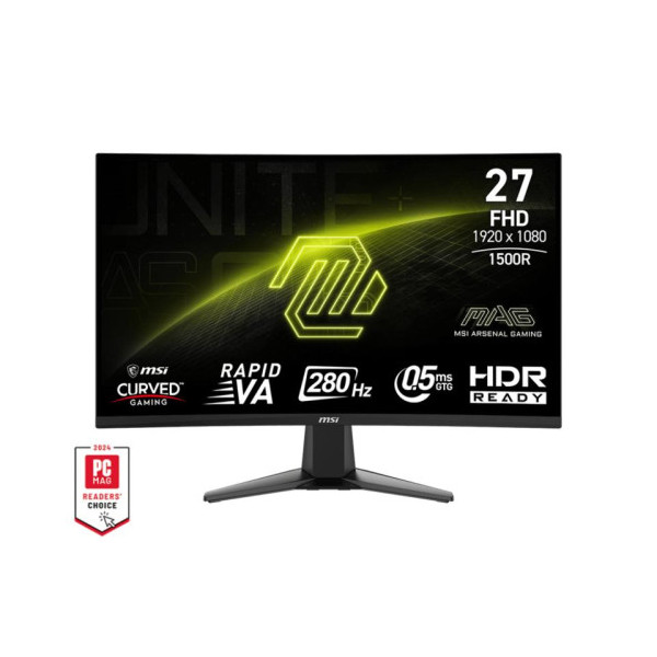MSI MAG 276CXF 27" Curved 280Hz 0.5ms Moniteurs MSI, Ultra Pc Gamer Maroc
