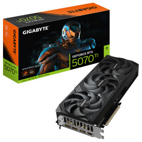 Gigabyte GeForce RTX 5070 Ti WINDFORCE OC SFF 16G Cartes graphiques Gigabyte, Ultra Pc Gamer Maroc