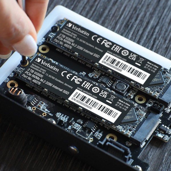 VERBATIM Vi3000 2TB M.2 PCle GEN3X4 Disques SSD VERBATIM, Ultra Pc Gamer Maroc