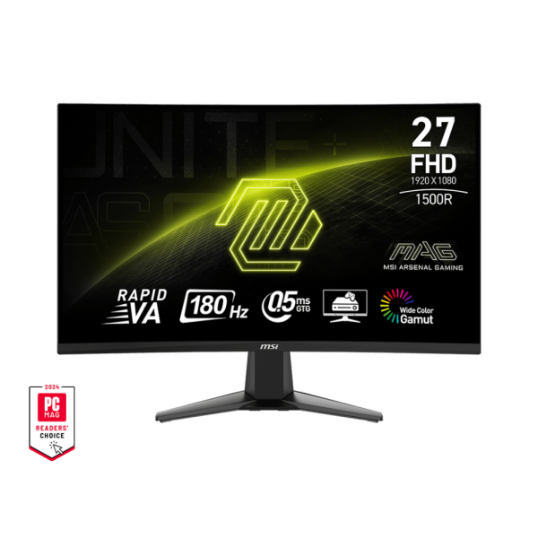 MSI Optix G27C6F 27" 180Hz Freesync Curved Moniteurs MSI, Ultra Pc Gamer Maroc