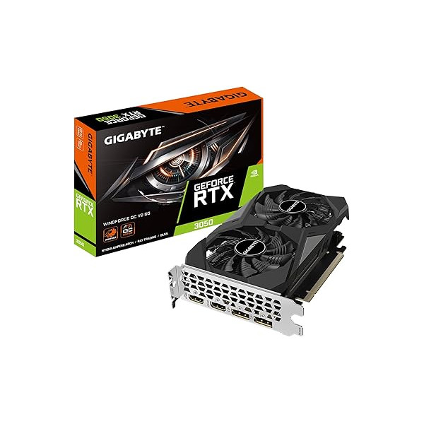 GIGABYTE GeForce RTX 3050 WINDFORCE OC V2 6G Cartes graphiques Gigabyte, Ultra Pc Gamer Maroc