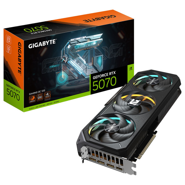 Gigabyte GeForce RTX 5070 GAMING OC 12G Cartes graphiques Gigabyte, Ultra Pc Gamer Maroc