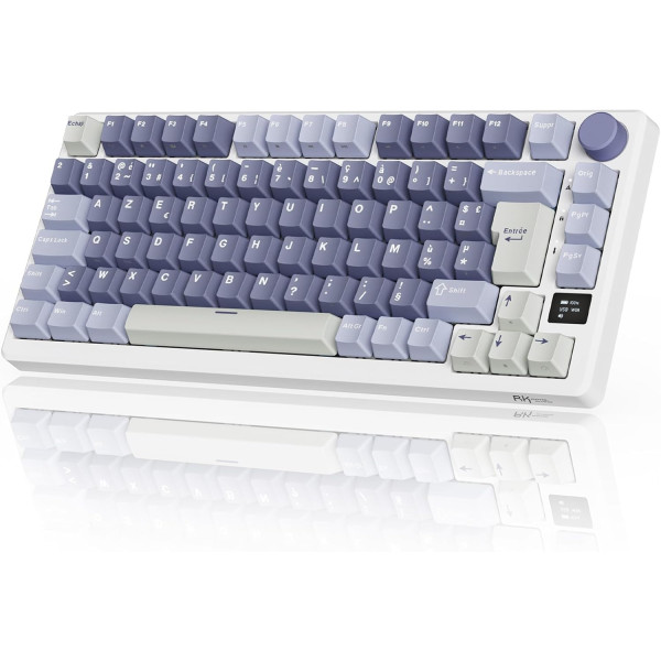 Royal Kludge RKM75 (Bleu) Claviers Royal Kludge, Ultra Pc Gamer Maroc