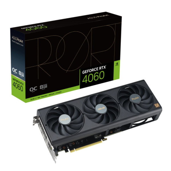 ASUS GeForce RTX 4060 ProArt OC EDITION 8GB GDDR6 Cartes graphiques ASUS, Ultra Pc Gamer Maroc