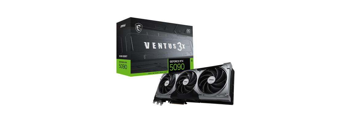 MSI GeForce RTX 5090 VENTUS 3X OC 32GB GDDR7 Cartes graphiques MSI ...