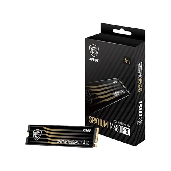 MSI SPATIUM M480 PRO PCIe 4.0 NVMe M.2 4TB Disques SSD MSI, Ultra Pc Gamer Maroc