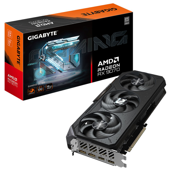 Gigabyte Radeon RX 9070 GAMING OC 16Go GDDR7 AMD Gigabyte, Ultra Pc Gamer Maroc