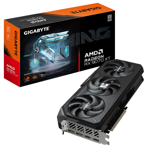 Gigabyte Radeon RX 9070 XT GAMING OC 16Go GDDR6 AMD Gigabyte, Ultra Pc Gamer Maroc