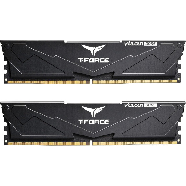 TeamGroup VULCAN Black 32Go (2x16Go) DDR5 6000 MHz CL38 Mémoire vive DDR5 Team Group, Ultra Pc Gamer Maroc