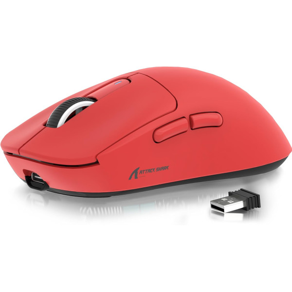 ATTACK SHARK X3 RED Souris ATTACK SHARK, Ultra Pc Gamer Maroc