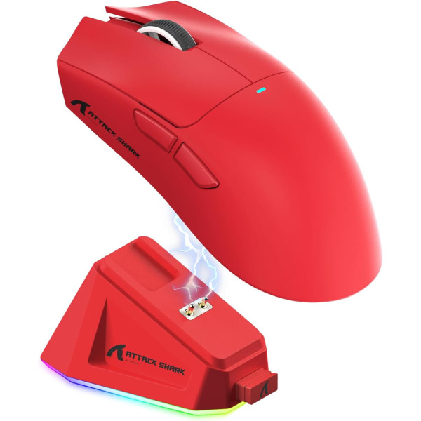 ATTACK SHARK X11 RED Souris ATTACK SHARK, Ultra Pc Gamer Maroc