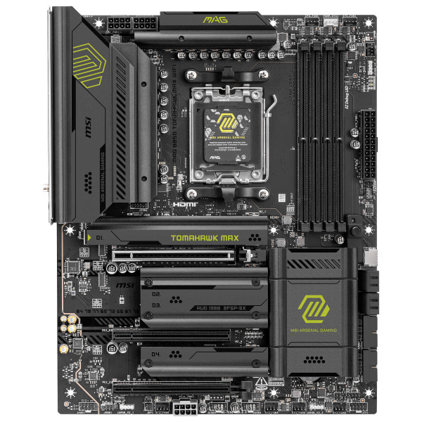 MSI MAG B850 TOMAHAWK MAX WIFI Socket AM5 MSI, Ultra Pc Gamer Maroc